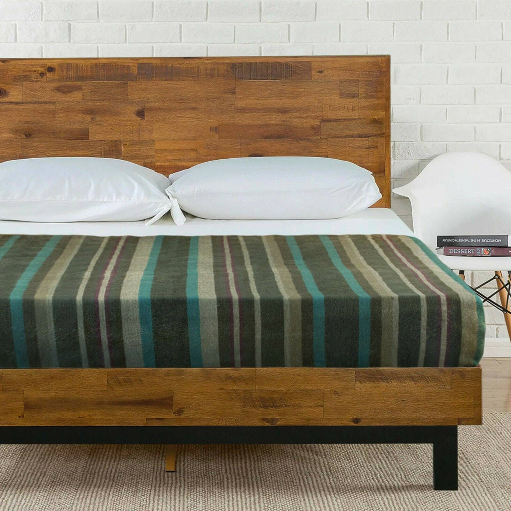 Bosque - Baby Alpaca Wool Blanket - Queen 95" x 66" - (Handmade in Ecuador)